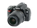 【あす楽】【中古】《良品》【6ヶ月保証】Nikon D60 + AF-S NIKKOR 18-55mm F3.5-5.6G VR デジタル一眼レフカメラ 標準 ズームレンズ APS-Cサイズ DXフォーマット 入門機 エントリー機 Fマウント