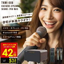 【クーポンで5%OFF!!〜7/31 23:59】アンプ内蔵カラオケスピーカー サウンドプロMAX TKMI-008 カラオケスピーカー カラオケ機器 サウンド...