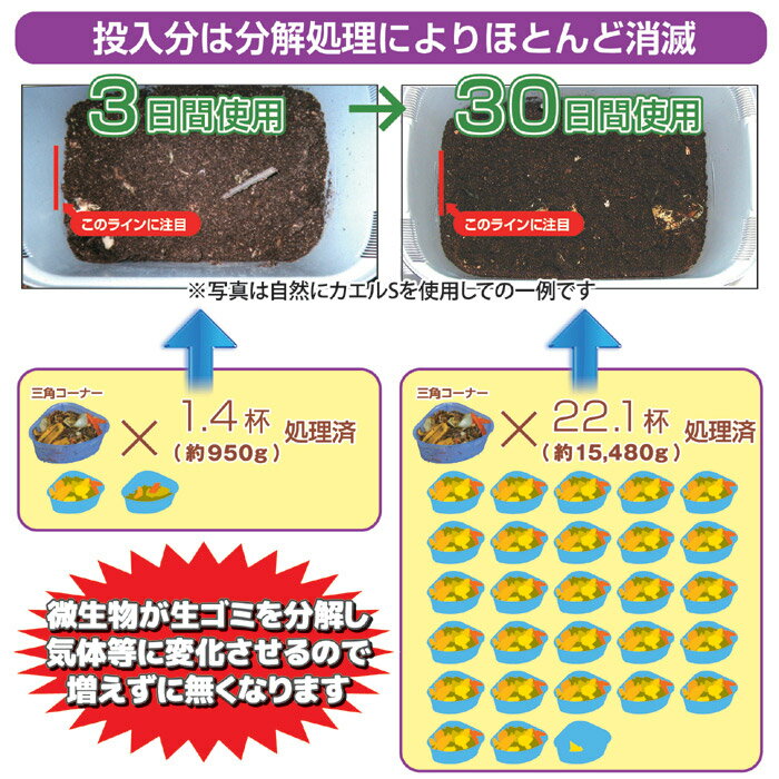 自然にカエル基本セット手動式SKS-101型|エコクリーン生ゴミ生ごみ処理送料無料