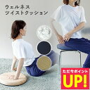 ウェルネス ツイストクッション スパイス SPICE OF LIFE 低反発 体幹 トレーニング エクササイズ 室内 運動 カバー手洗い可 直径70cm 2つ折...