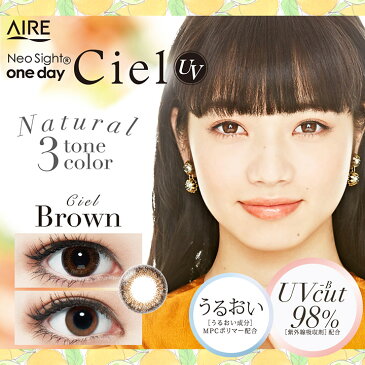 【送料無料】【YM】アイレ ネオサイトワンデーシエルUV Neosight 1day Ciel UV　2箱セット (1箱30枚入り)