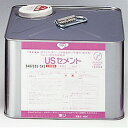 東リ ウレタン樹脂系溶剤形 USセメント 9kg 中サイズ 25平米施工可能 耐湿工法用 接着剤