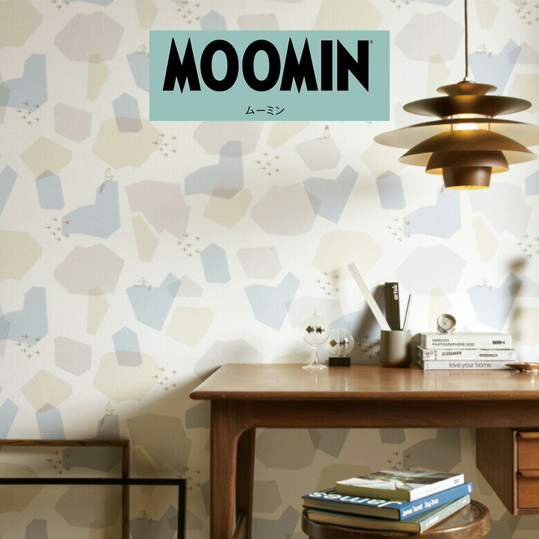 【平日12時までなら即日出荷可】1m単位 壁紙 サンゲツ のりなし ムーミン FE76699 柄 MOOMIN FINE ファイン 北欧 子供部屋 旧品番FE74379FE6314のサムネイル
