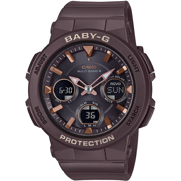 カシオ CASIO 正規品 時計 腕時計 ベビーG ベビージー Gミズ ジーミズ レディース ブランド BGA-2510-5AJF BABY-G 電波ソーラー