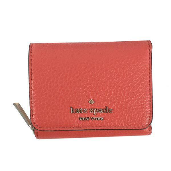 ケイトスペード KATE SPADE F 財布 三つ折り財布 折り財布 レディース ブランド オレンジ WLR00399