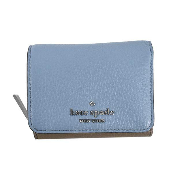 ケイトスペード KATE SPADE F 財布 三つ折り財布 折り財布 レディース ブランド ライトブルー WLR00403