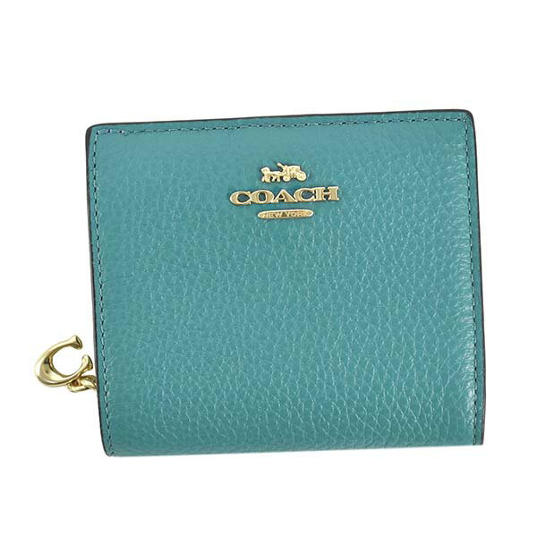 代 40代 おしゃれ レディース財布 ライトブルー 50代 コーチ Outlet 財布 女性 Coach かわいい 折り財布 財布 二つ折り財布 30代 レディース ブランド ライトブルー C2862 エーチームグループ