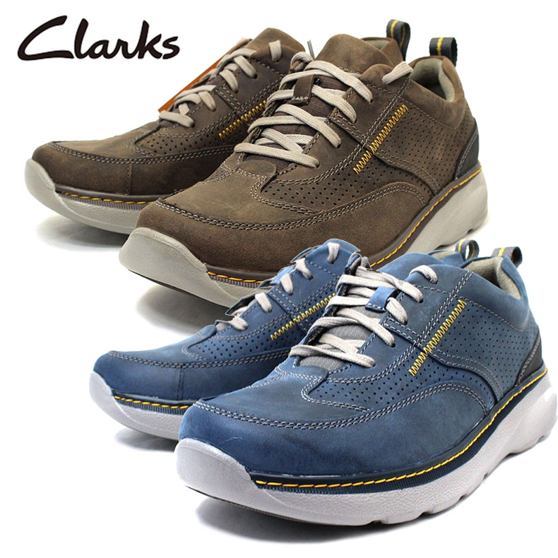 楽天エーチームグループ【楽天スーパーSALE半額】クラークス Clarks スニーカー 靴 革靴 カジュアルシューズ Charton Mix 本革 レザー メンズ ブランド 男性向け 人気 新品 未使用