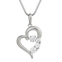 ダンシングストーン ネックレス ペンダント D-3stone Heart レディース アクセサリー ジュエリー NYP-585 レディース クロスフォー ブラン...