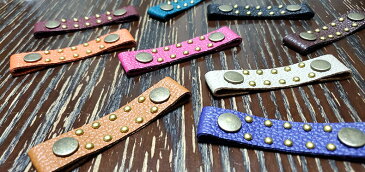 マスクイヤーカバー ストラップ マスク 不織布 日本製 子供 本革 耳痛み軽減 ヘアアクセサリー リベットスタッズ おしゃれ レザー 日本製 カラバリluminioルミニーオdg-38