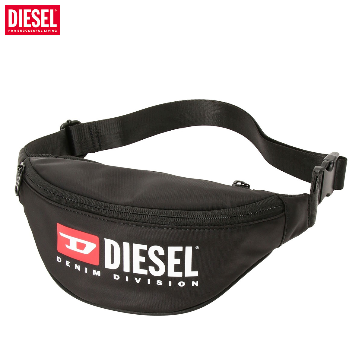 ディーゼル ボディバッグ メンズ ディーゼル DIESEL RINKE BELT BAG ポリエステル ボディバッグ ウエストバッグ ウエストポーチ 軽量 軽い ブラック プレゼント ギフト 誕生日 クリスマス 彼氏 贈り物 父の日 ブランド x09554-p5480-t8013