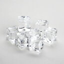割れないガラス 本物そっくりなアクリル製の氷 アクリル製 氷 食品サンプル PVアイス L 500g 約35個 ホワイエ fs2300064
