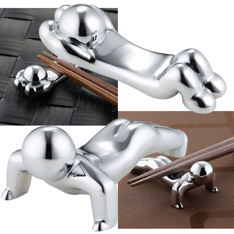 セイラス SALUS カトラリー 箸 箸置き カトラリーレスト ナイフレスト はし 食器 おしゃれ がんばれボク!箸置き 腕立て 腹筋 fssal-rest-fight