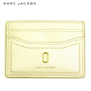 マーク ジェイコブス 名刺入れ レディース マークジェイコブス MARC JACOBS カードケース 名刺入れ レディース グレインレザー ザ ソフト ショット ダブルJ ロゴ クリーム アイボリー ホワイト m0015121-106