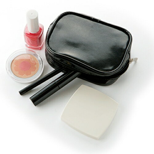 スクエアコンパクトミラー レッド ブラック ホワイト 赤 黒 白 拡大ミラー 拡大鏡 手鏡 卓上ミラー 拡大2倍ミラー tm-0057 マークレススタイル MARKLESS STYLE [2]