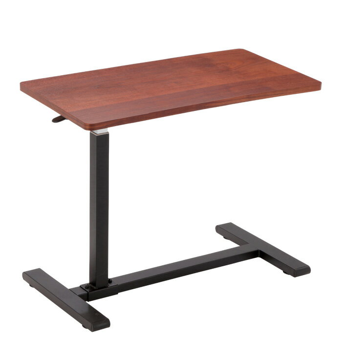 サイドテーブル 高さ調節 昇降 テーブル リフティング サイドテーブル RLT-4530 ウォールナット