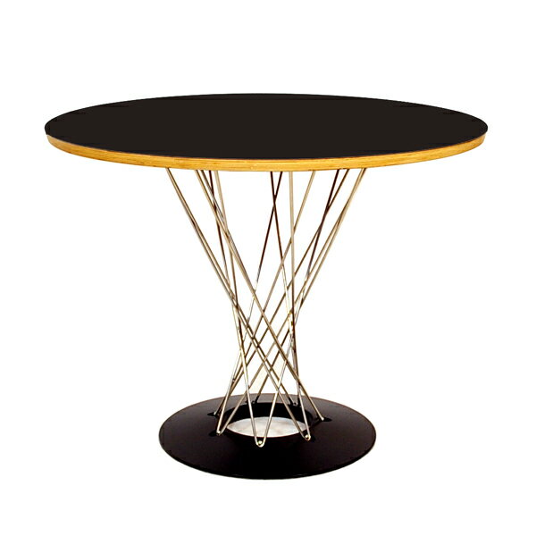 ダイニングテーブル CYCLONE TABLE サイクロンテーブル ブラック 円形 イサムノグチ リプロダクト シンプルモダン
