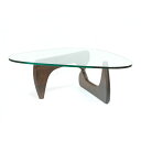 センターテーブル ローテーブル イサムノグチ コーヒーテーブル ノグチテーブル 125×90cm ウォールナット無垢材 強化ガラス 19mm リプロダクト