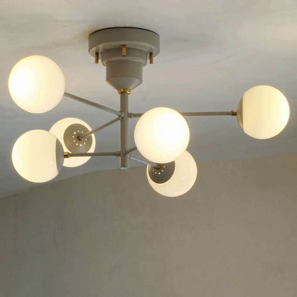 天井照明 シーリングライト Poutala LED電球付タイプ 壁スイッチタイプ モダン ミッドセンチュリー ヴィンテージ風 LED電球対応