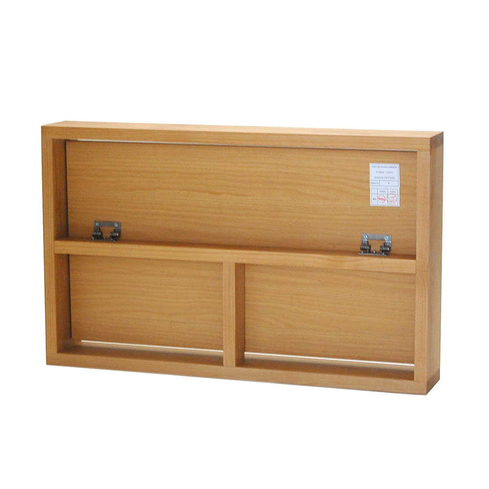 卓上ミラー デスクミラー 単品 鏡 大型 木製 置き型 tiny 2 スタンドミラー アルダー無垢材 オイル塗装 シンプル [2]