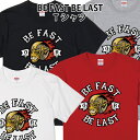 BE FAST BE LAST Tシャツ 虎 タイガー ジェットヘルメット バイカー バイク チョッパー アメカジ 90 100 110 120 130 140 150 160 S M L XL XXL XXXL