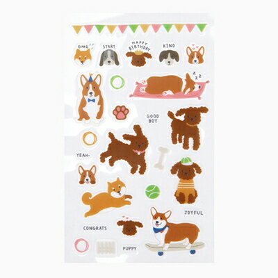 デイリー ステッカー 子犬 08 Puppy 【送料込み クリックポスト】ウェルシュ コギー プードル 柴犬 仔..