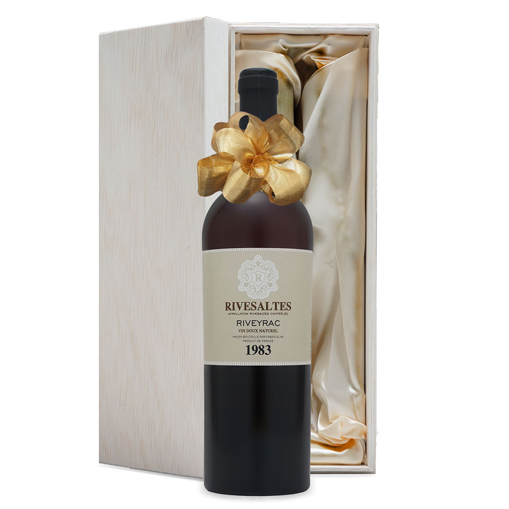 1983年 生まれ年 赤ワイン リヴザルト リヴェイラック 甘口 昭和58年 誕生日プレゼント ワインセット 木箱入