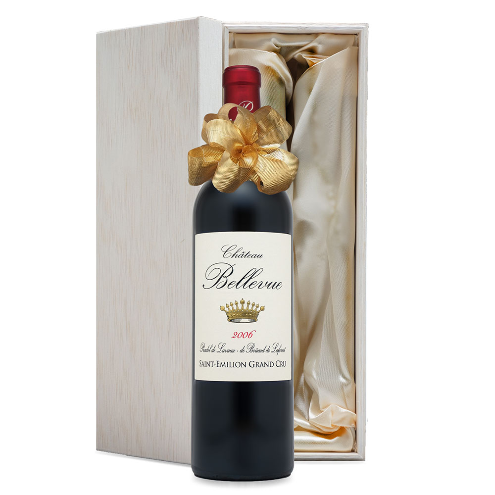 2006年 生まれ年 赤ワイン シャトーベルヴュー 辛口 平成18年 男性 女性 誕生日プレゼント ワインセット 木箱入のサムネイル
