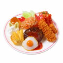 食品サンプル屋さんのマグネット（お子様ランチ）食品サンプル ミニチュア 雑貨 食べ物 キッズプレート ファミレス 外国 土産 リアル