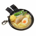 食品サンプル屋さんの3wayアクセサリー（味噌ラーメン）食品サンプル スマホ スマートフォン ガラケー iPhone Android 雑貨 食べ物 イヤホンジャック ストラップ