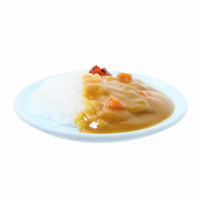 食品サンプル屋さんのマグネット（カレーライス）食品サンプル ミニチュア 雑貨 食べ物 ライスカレー 外国 土産 リアル