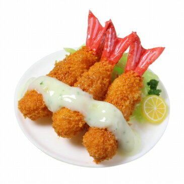 【メール便不可】食品サンプル屋さんのマグネット(エビフライ)食品サンプル ミニチュア 雑貨 食べ物 海老フライ 外国 土産 リアル