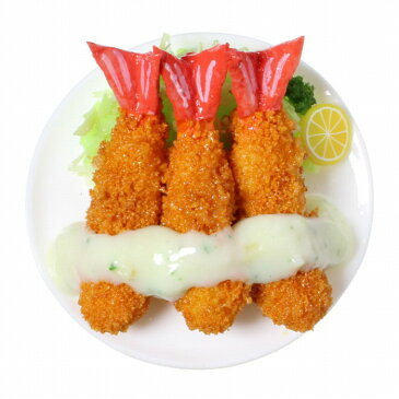【メール便不可】食品サンプル屋さんのマグネット(エビフライ)食品サンプル ミニチュア 雑貨 食べ物 海老フライ 外国 土産 リアル