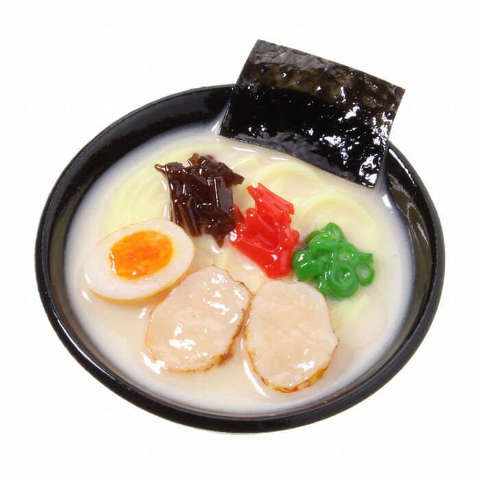 【メール便不可】食品サンプル屋さんのマグネット（とんこつラーメン）食品サンプル ミニチュア 雑貨 食べ物 博多 外国 土産 リアル