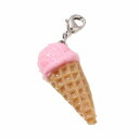 食品サンプル屋さんの3wayアクセサリー(アイスクリーム:ストロベリー)食品サンプル スマホ スマートフォン ガラケー iPhone Android 雑貨 食べ...