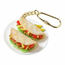 食品サンプル屋さんのキーホルダー(タコス)食品サンプル キーホルダー 雑貨 食べ物 メキシカン 海外 土産 プレゼント(2)