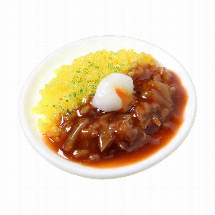 食品サンプル屋さんのマグネット（ターメリックハヤシ）食品サンプル ミニチュア 雑貨 食べ物 ライス 外国 土産 リアル