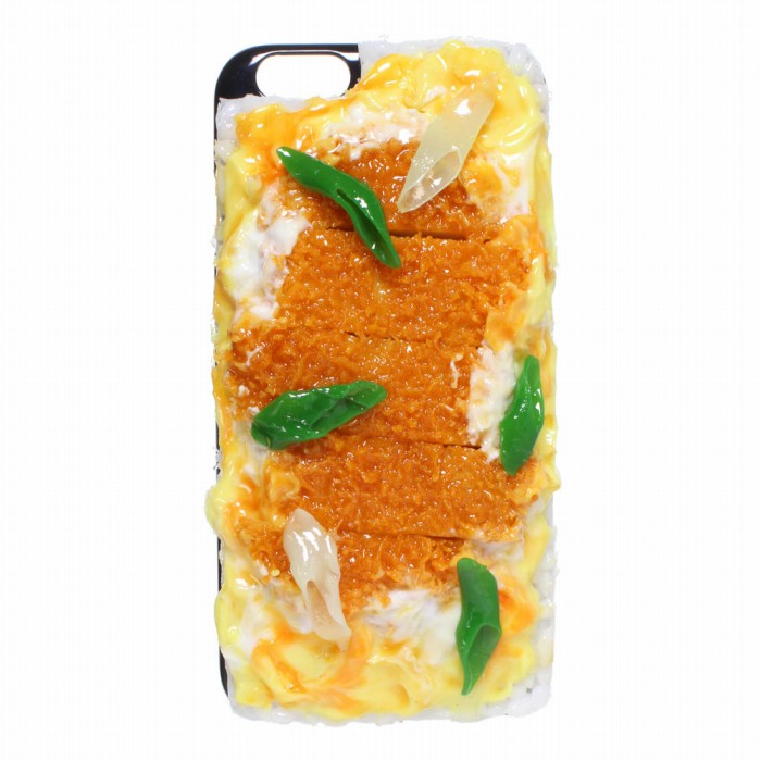 【メール便不可】食品サンプル屋さんのスマホケース（iPhone6/6s：カツ丼）食品サンプル 4.7 カバー 雑貨 食べ物 スマートフォン iPhone6s iphoneケース