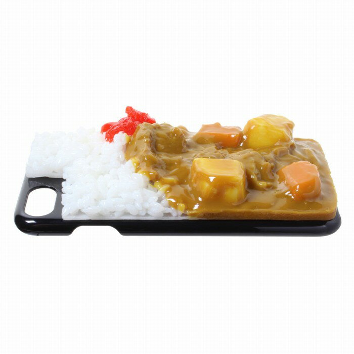 【メール便不可】食品サンプル屋さんのスマホケース（iPhone7＆iPhone8：カレーライス）食品サンプル 4.7 カバー 雑貨 食べ物 スマートフォン iPhone7 iPhone8 iphoneケース