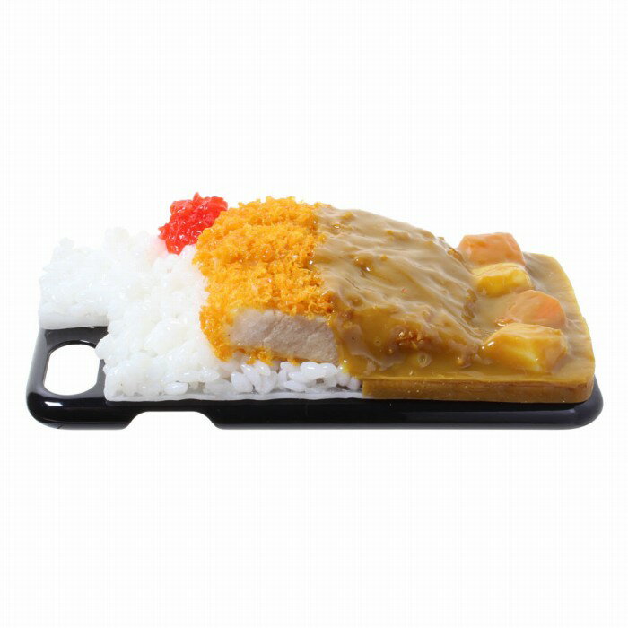 【メール便不可】食品サンプル屋さんのスマホケース（iPhone7＆iPhone8：カツカレー）食品サンプル 4.7 カバー 雑貨 食べ物 スマートフォン iPhone7 iPhone8 iphoneケース