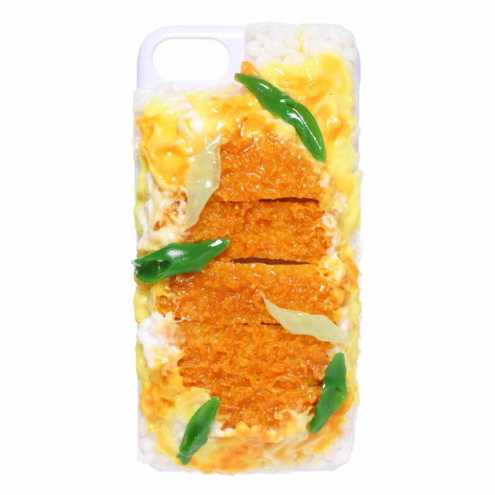 【メール便不可】食品サンプル屋さんのスマホケース（iPhone7＆iPhone8：カツ丼）食品サンプル 4.7 カバー 雑貨 食べ物 スマートフォン iPhone7 iPhone8 iphoneケース