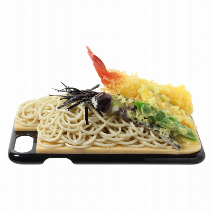 【メール便不可】食品サンプル屋さんのスマホケース（iPhone7＆iPhone8：天ざるそば）食品サンプル 4.7 カバー 雑貨 食べ物 スマートフォン iPhone7 iPhone8 iphoneケース