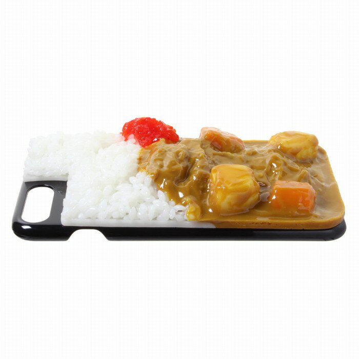 【メール便不可】食品サンプル屋さんのスマホケース（iPhone7 Plus＆iPhone8 Plus：カレーライス）食品サンプル 5.5 カバー 雑貨 食べ物 スマートフォン iPhone7 iPhone8 iphoneケース