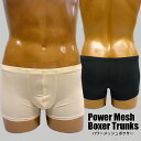 【メンズ 補正下着】 メール便対応 パワーメッシュボクサー Power Mesh Boxer セミハードタイプ 男性用 mens ウエスト ヒップアップ セクシーインナー 下着 アンダーウェア B308