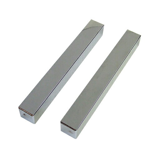 そろばん文鎮 中 12cm 2本 460g 『書道用品 ペーパーウエイト 鉄 メッキ』