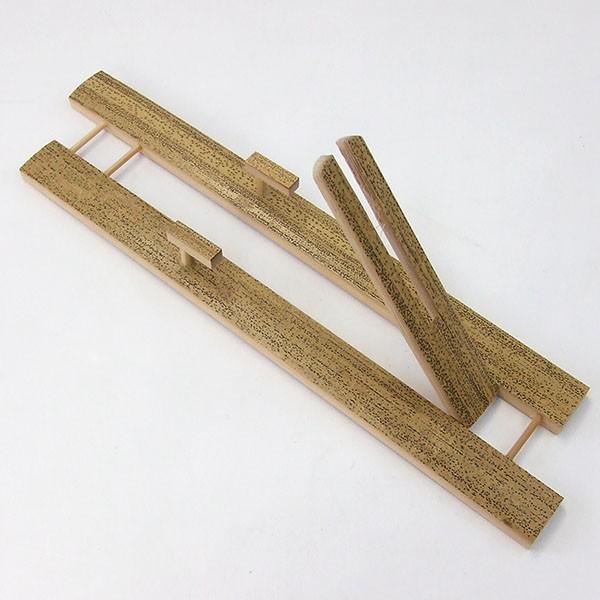 うちわ立て 小 イカダ ゴマ竹 「団扇 書道用品 書画 展示」