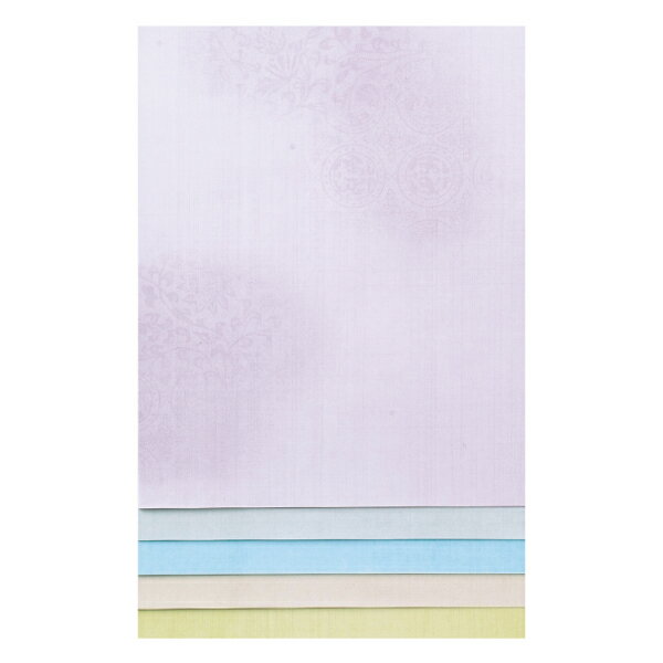 新料紙 あづさ 細字 5色セット 『書道用品 加工紙 和紙 かな 仮名 習字 臨書』AG13