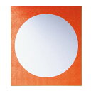大色紙 金襴丸中白 朱 242×273mm 『書道用品 書画 水墨画 色紙 寄せ書き 押絵 ちぎり絵 貼り絵 日本画』BA64-2(3)