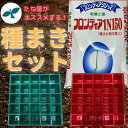 種まきセット 種まき 培土 2kg セルトレイ 10枚 家庭菜園 農業資材