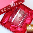 名入れ 誕生石 スワロフスキー グラス ストーン付きの豪華なグラス ゴージャス キラキラ ロックグラス ロックS